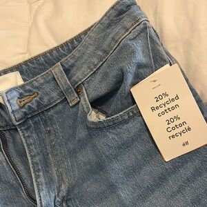 H&M Light Blue Straight Leg Jeans